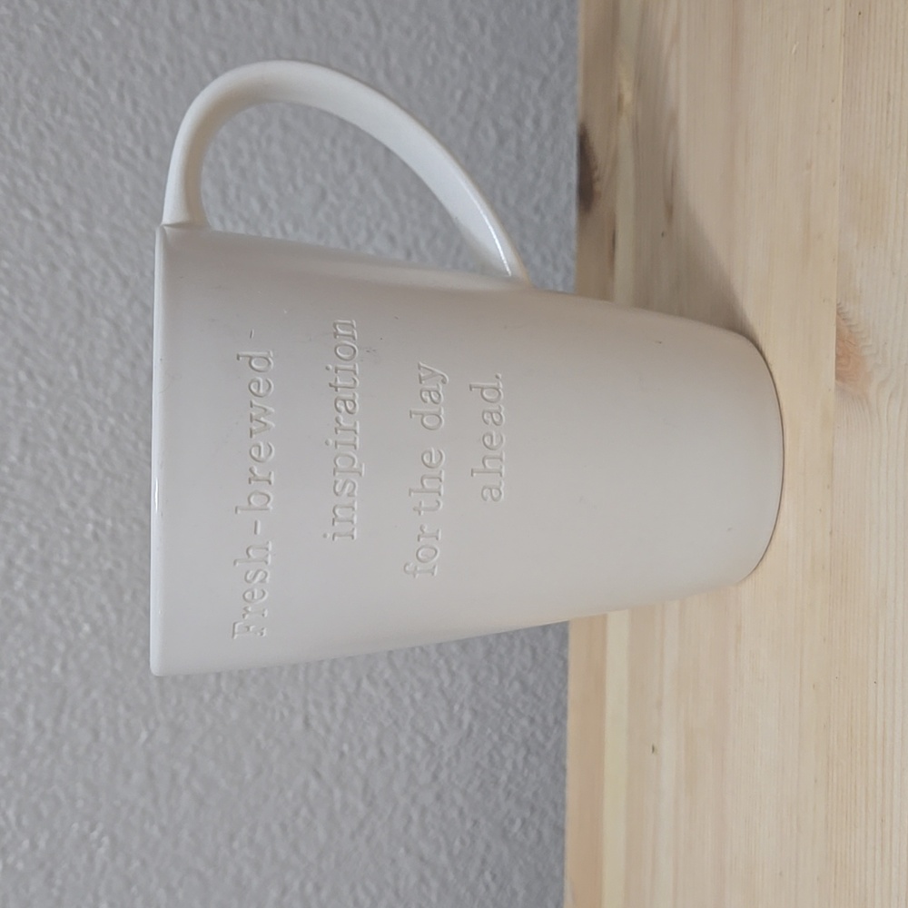 Starbucks 2013 "Fresh-brewed inspiration for the day ahead" Mug 16 oz.